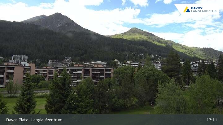 Archiv Foto Webcam Davos: Golfplatz