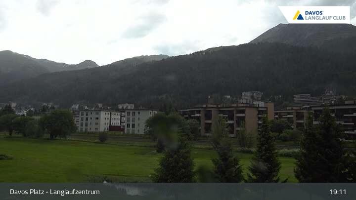 Archiv Foto Webcam Davos: Golfplatz