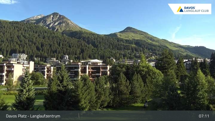 Archived image Webcam Davos: Golf Course