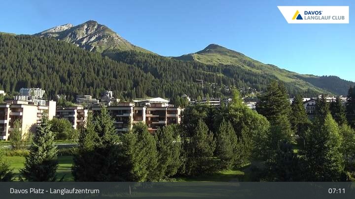 Archiv Foto Webcam Davos: Golfplatz