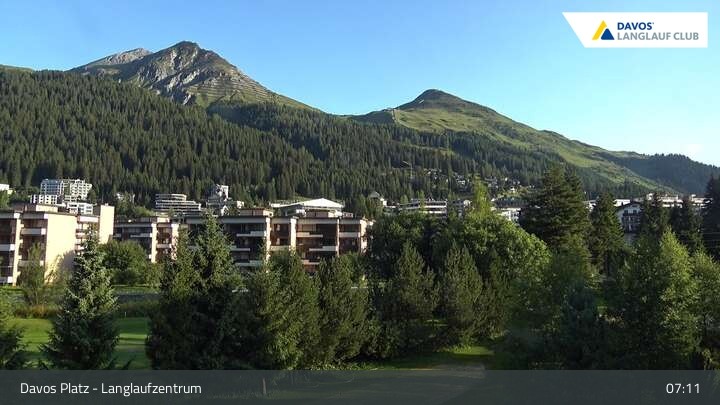 Archiv Foto Webcam Davos: Golfplatz