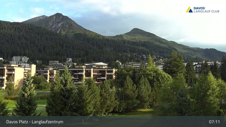 Archiv Foto Webcam Davos: Golfplatz