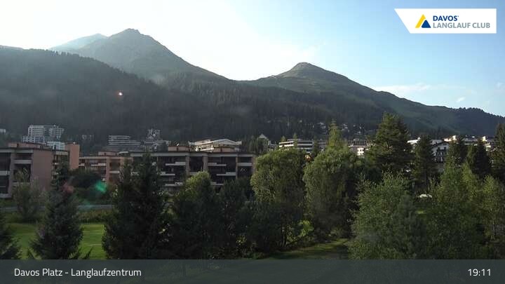 Archiv Foto Webcam Davos: Golfplatz