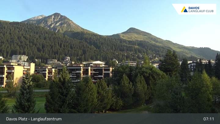 Archiv Foto Webcam Davos: Golfplatz