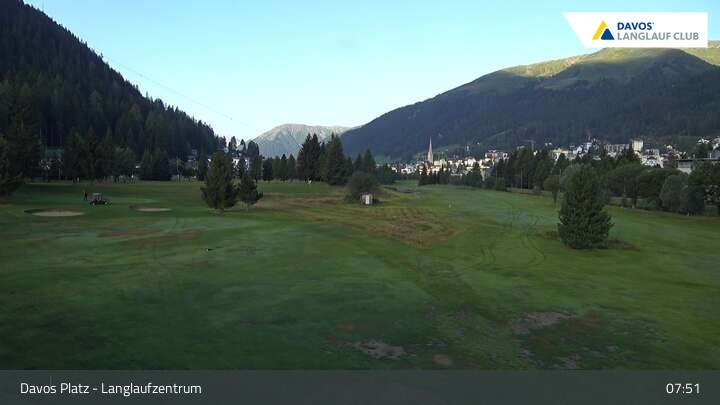 Archived image Webcam Davos: Golf Course