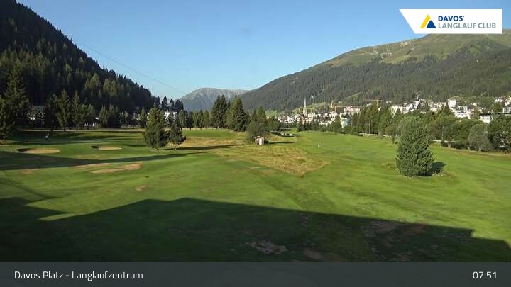 Archived image Webcam Davos: Golf Course