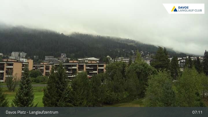 Archiv Foto Webcam Davos: Golfplatz