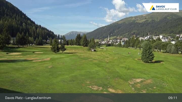 Archived image Webcam Davos: Golf Course