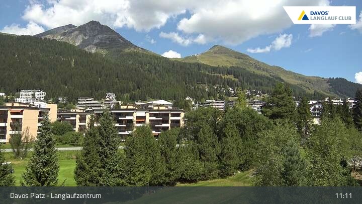Archived image Webcam Davos: Golf Course