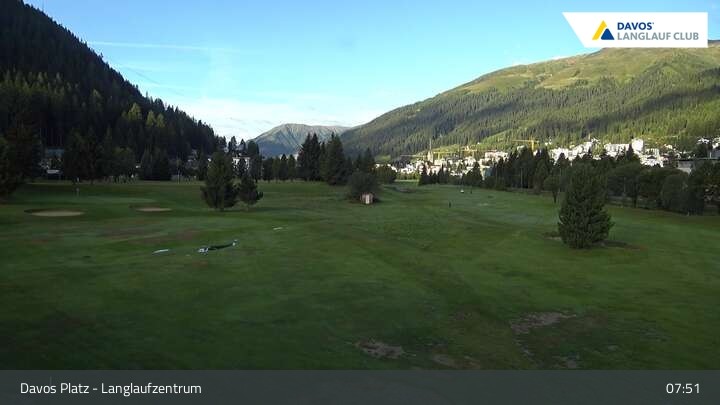 Archived image Webcam Davos: Golf Course