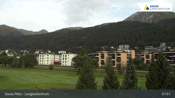Archiv Foto Webcam Davos: Golfplatz