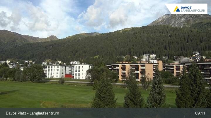 Archiv Foto Webcam Davos: Golfplatz