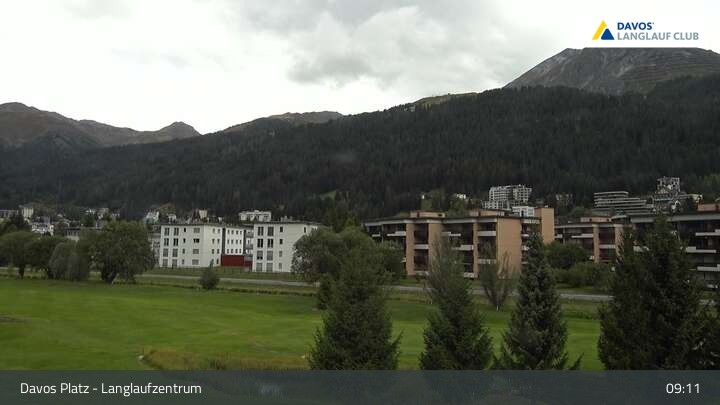 Archiv Foto Webcam Davos: Golfplatz