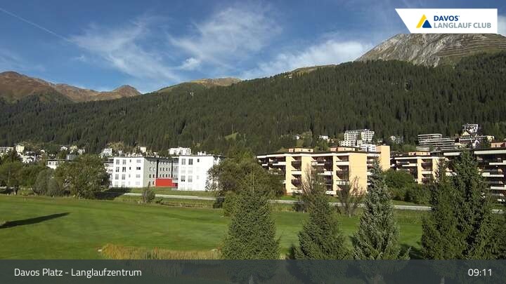 Archiv Foto Webcam Davos: Golfplatz