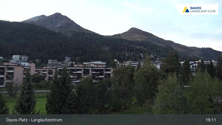 Archiv Foto Webcam Davos: Golfplatz