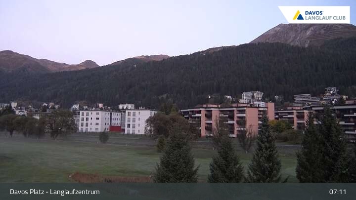 Archiv Foto Webcam Davos: Golfplatz
