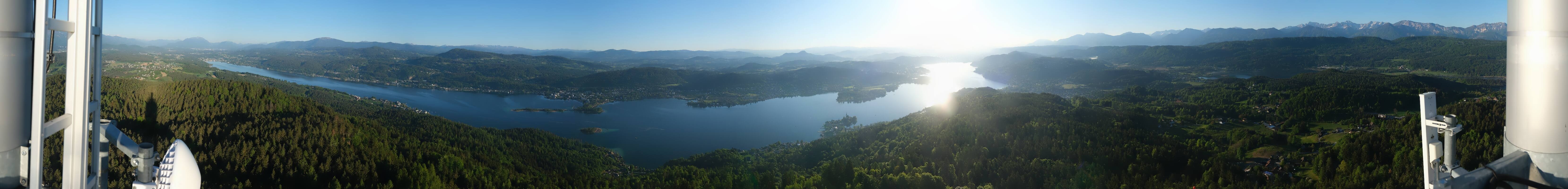 Archiv Foto Webcam Pyramidenkogel am Wörthersee