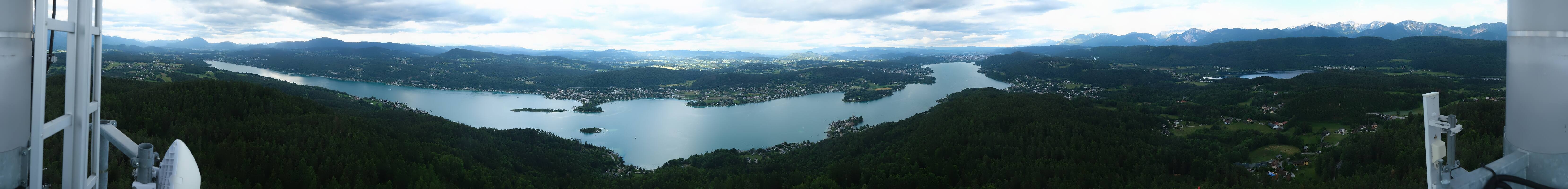 Archiv Foto Webcam Pyramidenkogel am Wörthersee