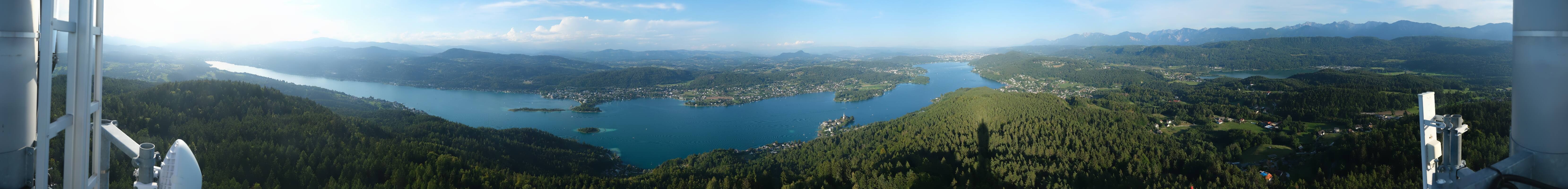 Archiv Foto Webcam Pyramidenkogel am Wörthersee