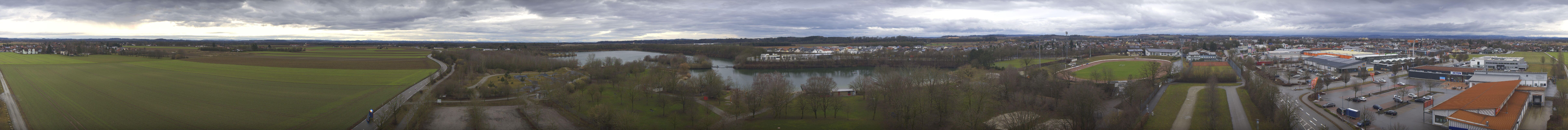 Archiv Foto Webcam Pocking - Ausblick Römerturm