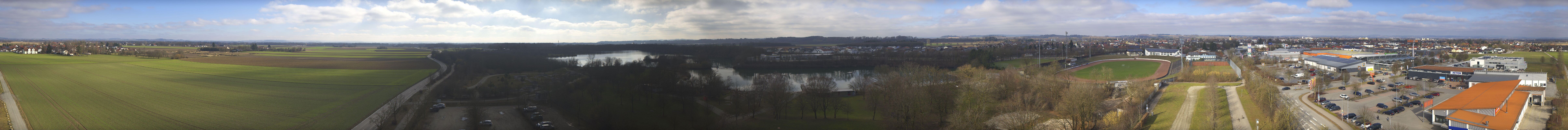 Archiv Foto Webcam Pocking - Ausblick Römerturm