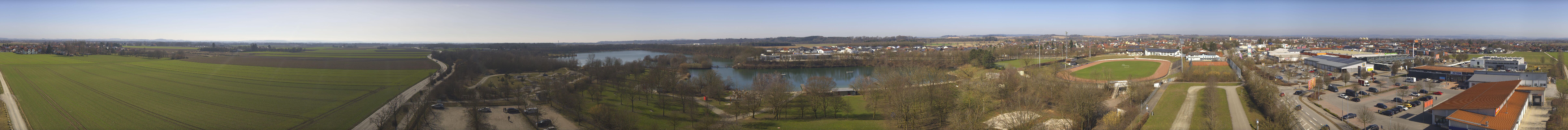 Archiv Foto Webcam Pocking - Ausblick Römerturm
