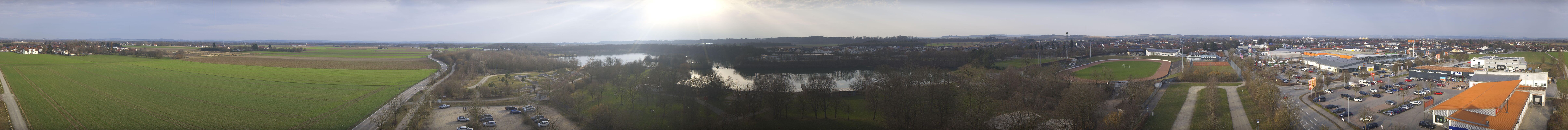 Archiv Foto Webcam Pocking - Ausblick Römerturm