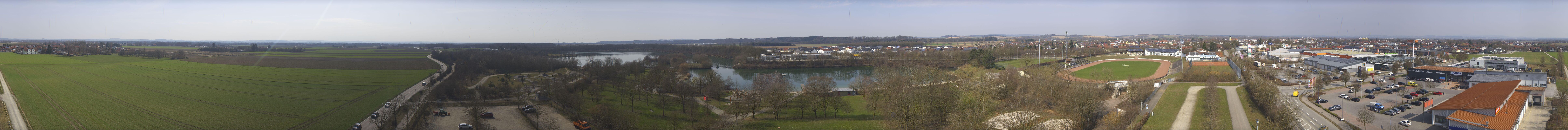 Archiv Foto Webcam Pocking - Ausblick Römerturm