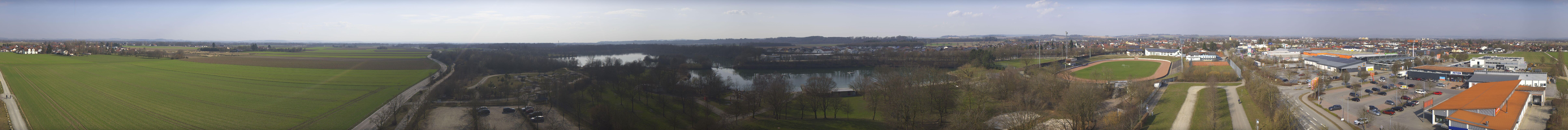 Archiv Foto Webcam Pocking - Ausblick Römerturm