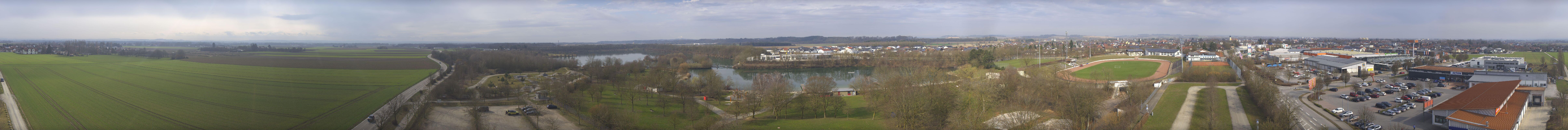 Archiv Foto Webcam Pocking - Ausblick Römerturm