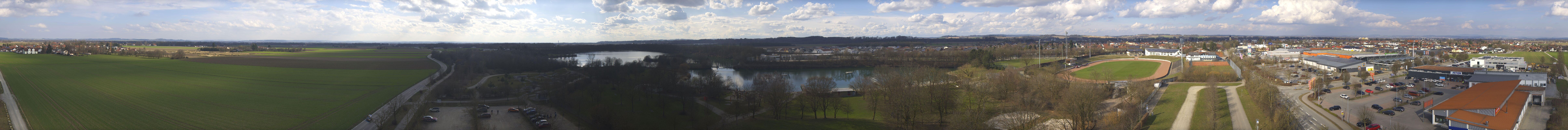 Archiv Foto Webcam Pocking - Ausblick Römerturm