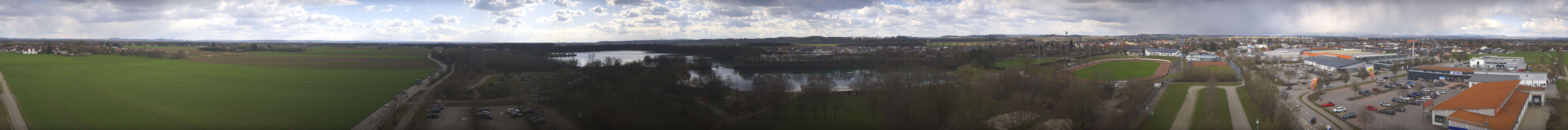 Archiv Foto Webcam Pocking - Ausblick Römerturm