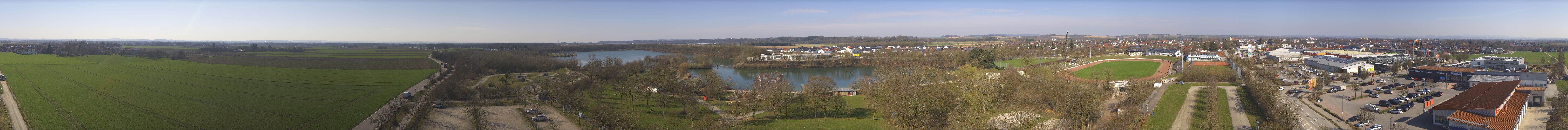 Archiv Foto Webcam Pocking - Ausblick Römerturm