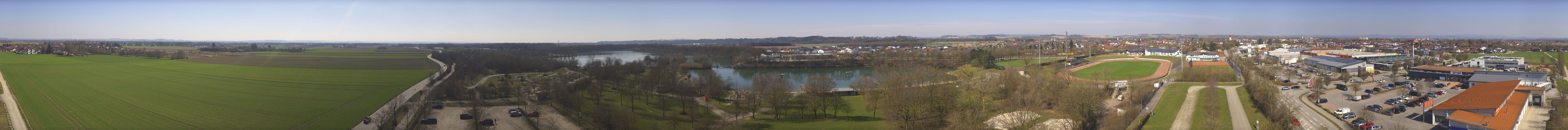 Archiv Foto Webcam Pocking - Ausblick Römerturm