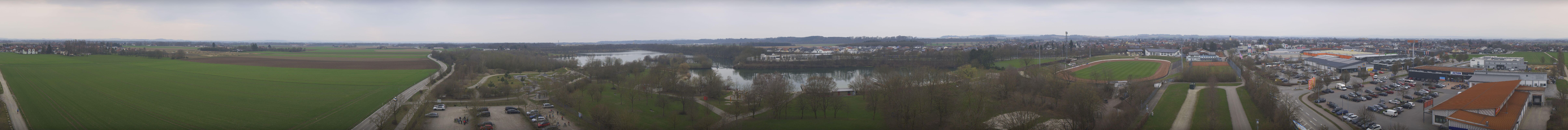 Archiv Foto Webcam Pocking - Ausblick Römerturm