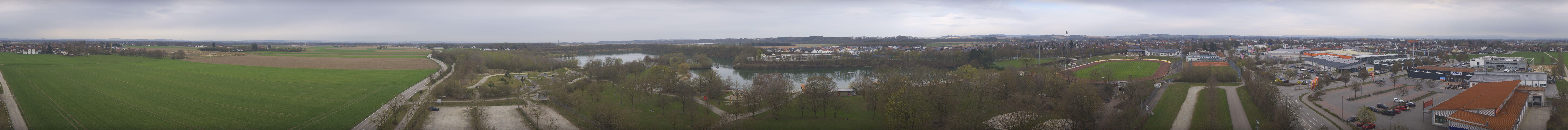 Archiv Foto Webcam Pocking - Ausblick Römerturm