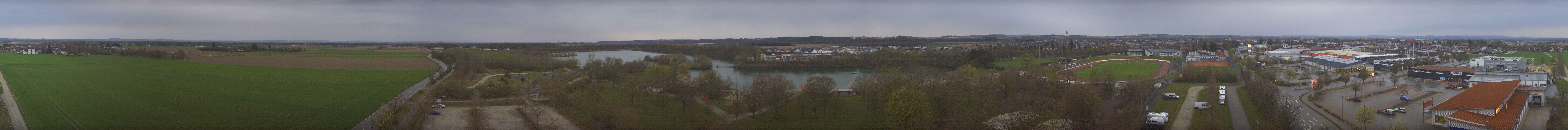 Archiv Foto Webcam Pocking - Ausblick Römerturm