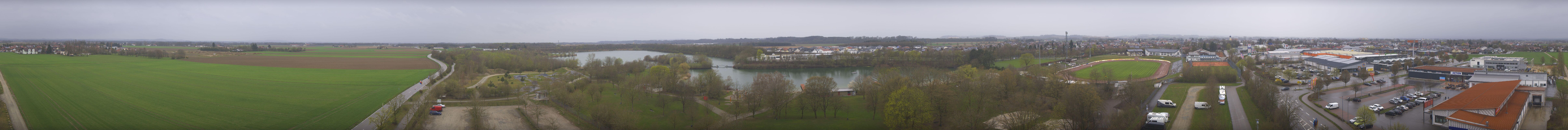 Archiv Foto Webcam Pocking - Ausblick Römerturm
