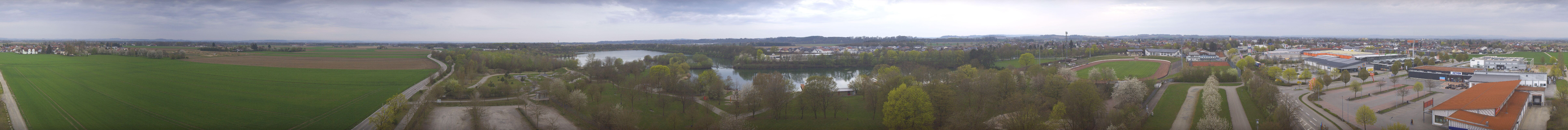 Archiv Foto Webcam Pocking - Ausblick Römerturm