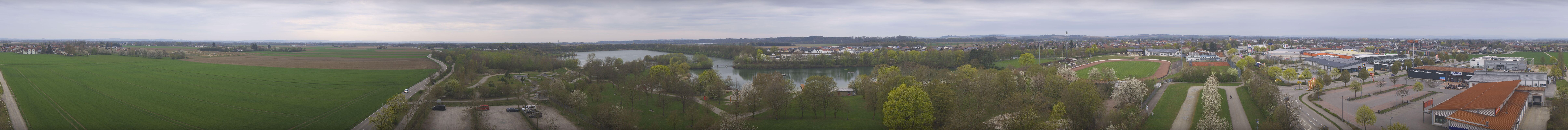 Archiv Foto Webcam Pocking - Ausblick Römerturm