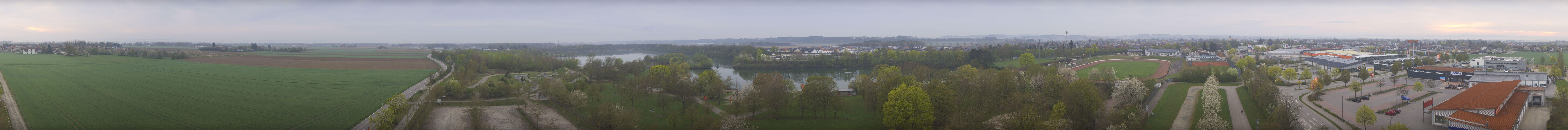 Archiv Foto Webcam Pocking - Ausblick Römerturm