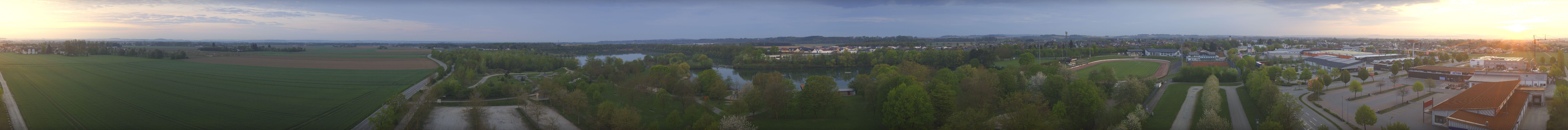Archiv Foto Webcam Pocking - Ausblick Römerturm
