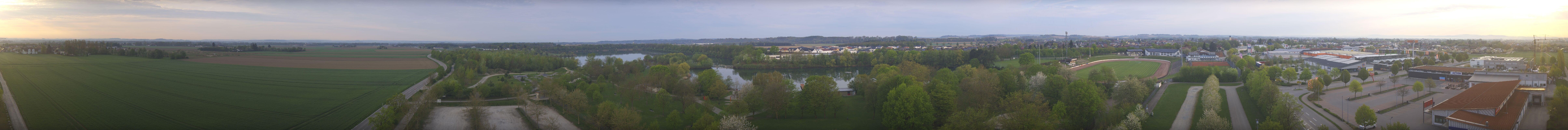 Archiv Foto Webcam Pocking - Ausblick Römerturm
