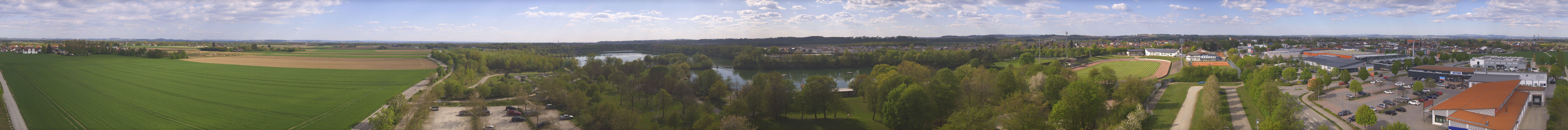 Archiv Foto Webcam Pocking - Ausblick Römerturm