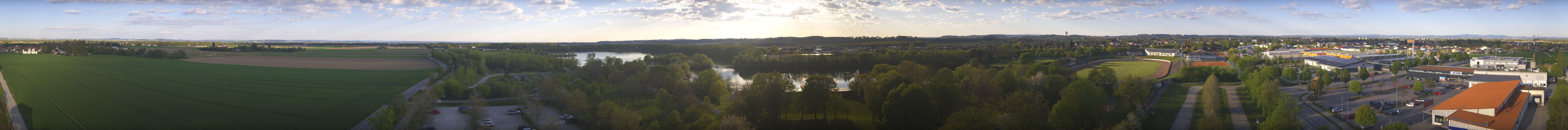 Archiv Foto Webcam Pocking - Ausblick Römerturm