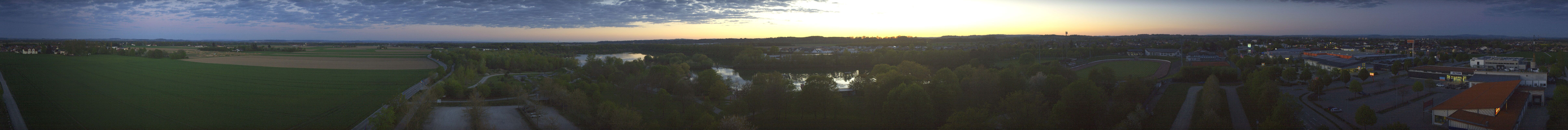 Archiv Foto Webcam Pocking - Ausblick Römerturm