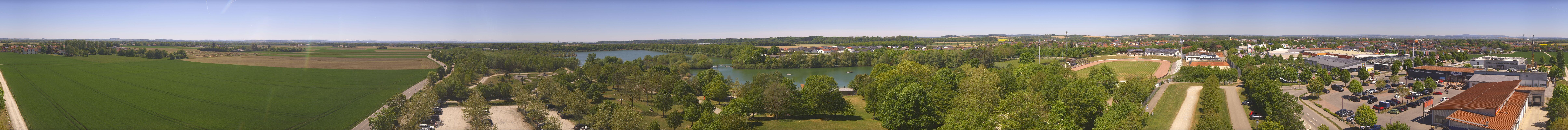 Archiv Foto Webcam Pocking - Ausblick Römerturm