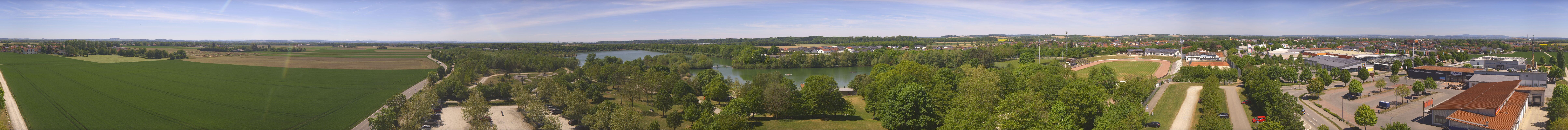 Archiv Foto Webcam Pocking - Ausblick Römerturm
