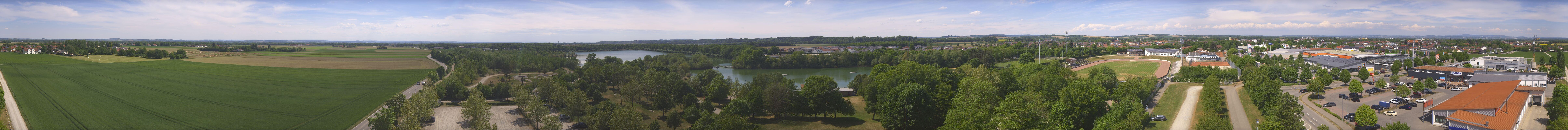Archiv Foto Webcam Pocking - Ausblick Römerturm
