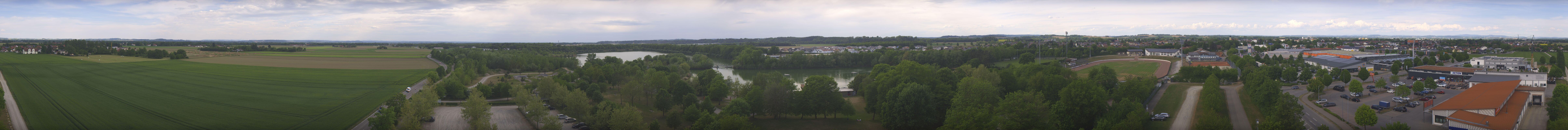 Archiv Foto Webcam Pocking - Ausblick Römerturm